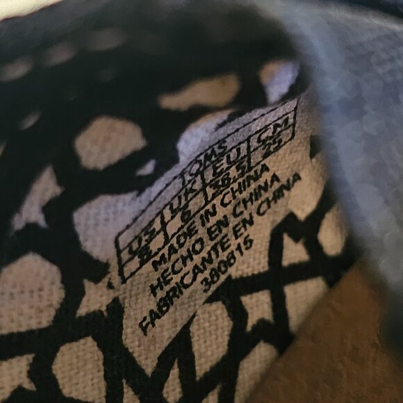 Toms Black Canvas Wedges 8W - Picture 12 of 12